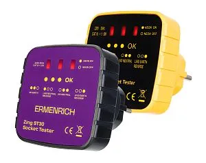 Tester zásuvek Ermenrich Zing ST30
