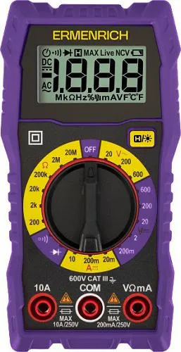 foto Digitální multimetr Ermenrich Zing TC07, obrázek 1
