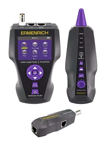 fotografie Tester délky kabelů Ermenrich NetGeeks NL80, obrázek 1