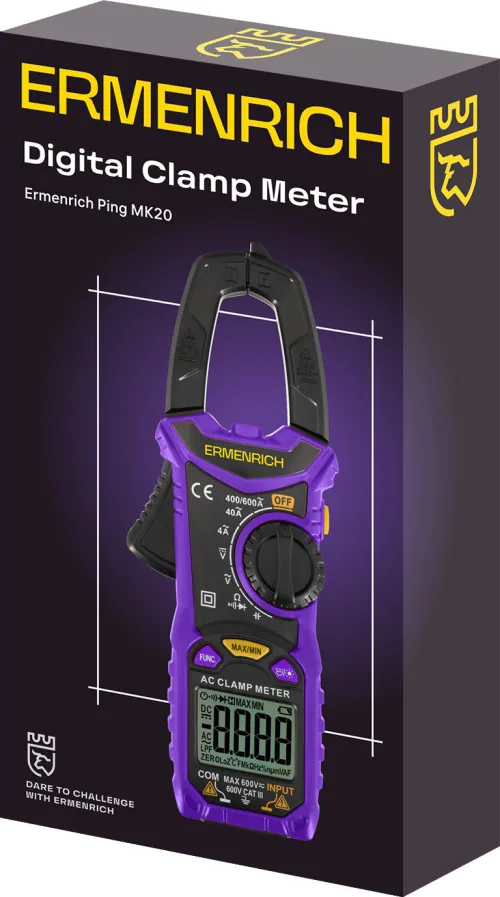 obrázek Digitální klešťový měřič Ermenrich Ping MK20, obrázek 2