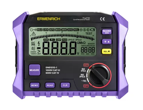 snímek Tester zemního odporu Ermenrich Ping ET60, obrázek 3