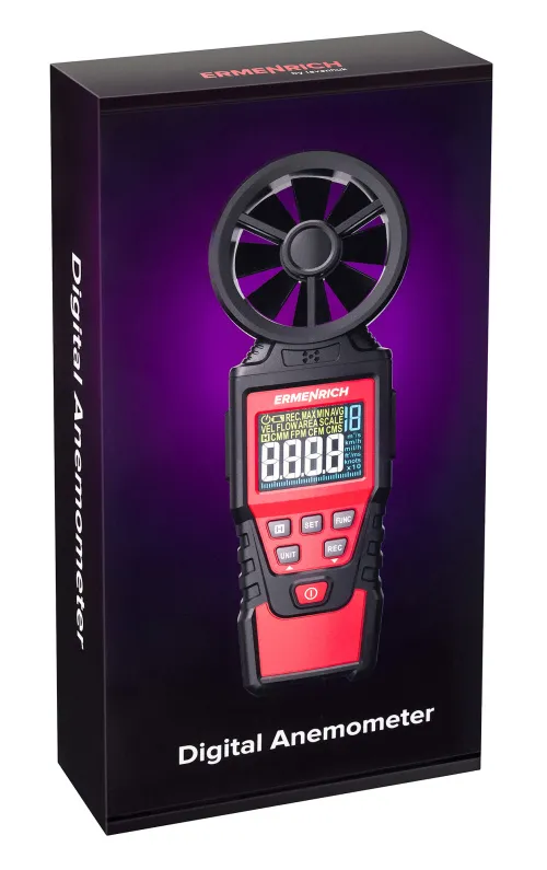 obrázek Digitální anemometr Ermenrich Seek DN30, obrázek 8