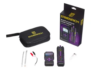 snímek Multifunkční tester kabelů Ermenrich NetGeeks NP45