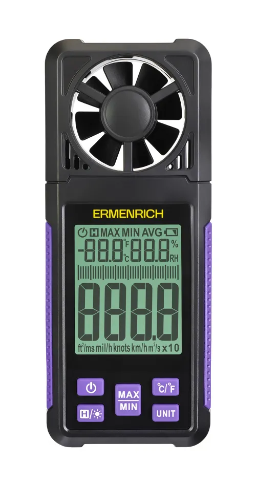 fotografie Digitální anemometr Ermenrich Seek DN10, obrázek 3