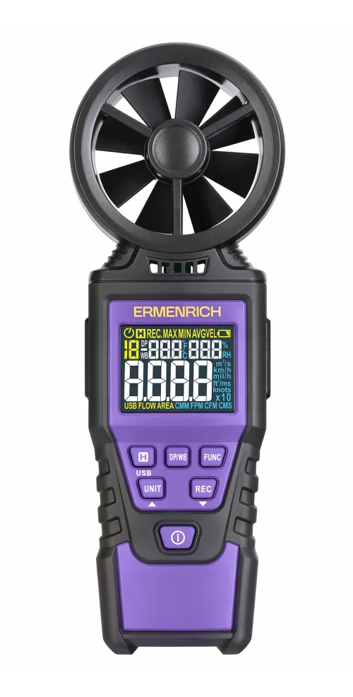 obrázek Digitální anemometr Ermenrich Seek DN30, obrázek 3