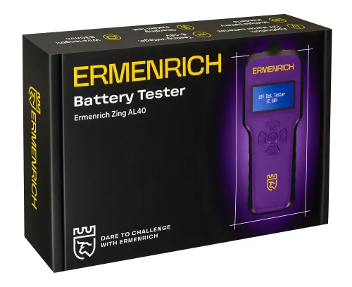 snímek Tester baterií Ermenrich Zing AL40, obrázek 6