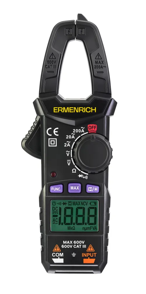 foto Digitální klešťový měřič Ermenrich Ping MK10, obrázek 2