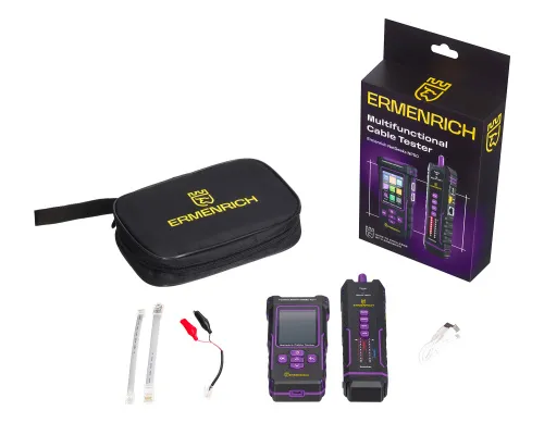 snímek Multifunkční tester kabelů Ermenrich NetGeeks NP50, obrázek 2