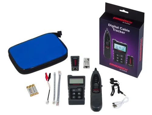 obrázek Digitální přístroj pro sledování kabelů Ermenrich NetGeeks NP40, obrázek 2