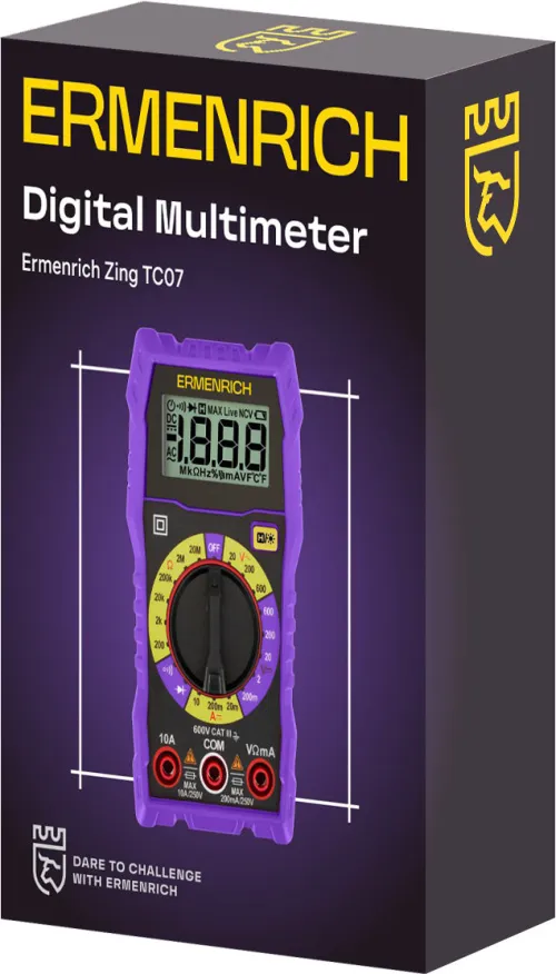 foto Digitální multimetr Ermenrich Zing TC07, obrázek 2